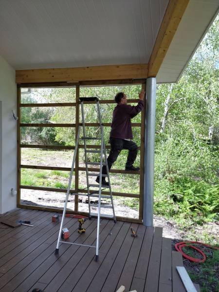 paysagiste pour l réalisation de bardages décoratifs en composite à Sanguinet ans les Landes