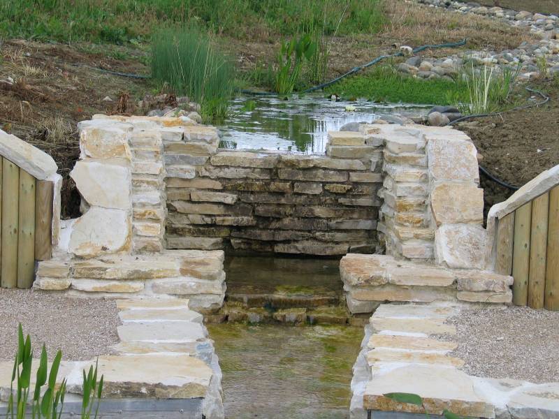 Paysagiste bassin de jardin: Création d'une animation d'eau pour un bassin de jardin à Biscarrosse dans les Landes