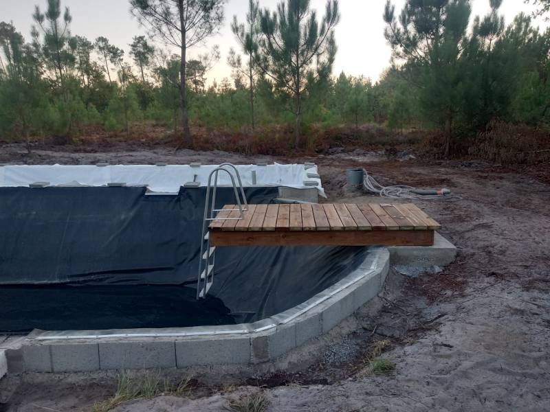 Conception et aménagement d’une piscine naturelle à Sanguinet dans les Landes