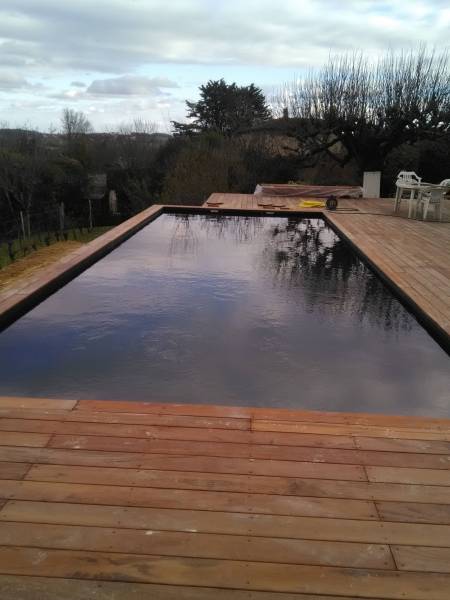 paysagiste pour la création d'une piscine écologique à Parentis en Born 